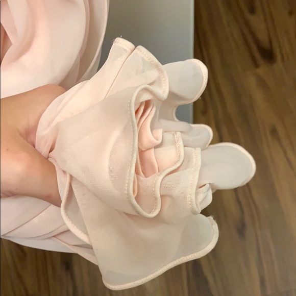 David’s Bridal Mesh Long Versa Bridesmaid Dress 10 - Picture 7 of 8